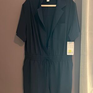 Athleta Navy Jumpsuit